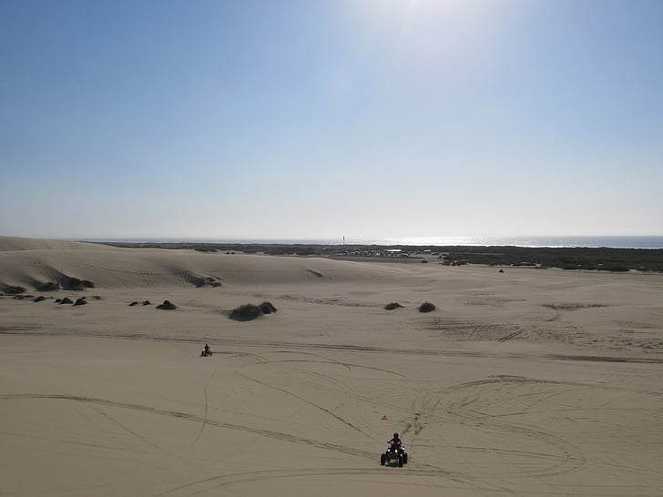 oregon di Winchester, spiaggia, Costa, Dune di sabbia, quad equitazione, Oregon, oceano