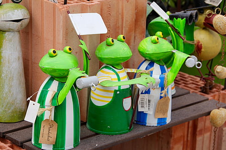 frogs, froschdeko, figures, deco, decoration, gartendeko