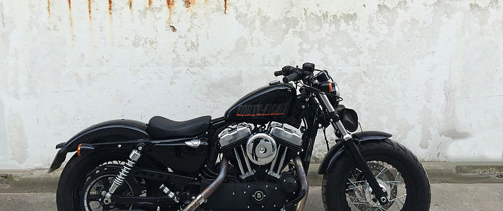 motocicleta, Harley davidson, bobber