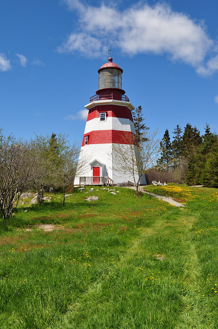 Leuchtturm, Nova scotia, Kanada, Wahrzeichen, Leuchtfeuer