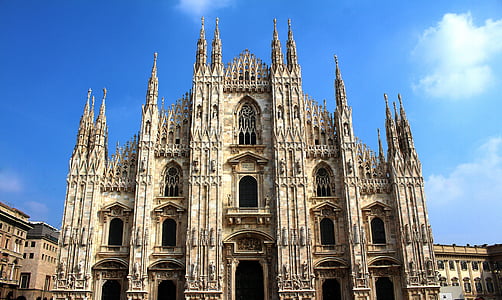 Milano, Milanas, Italija, Europoje, pastatas, Architektūra, katedra