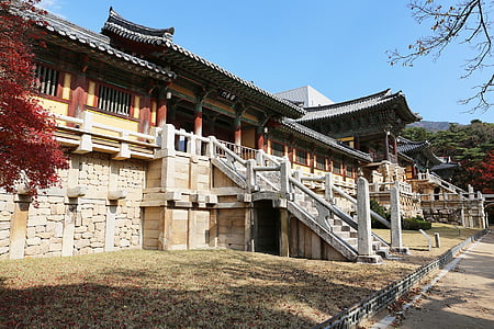 le temple de bulguksa, Racing, République de Corée, religion, Bouddha, Corée, Tourisme