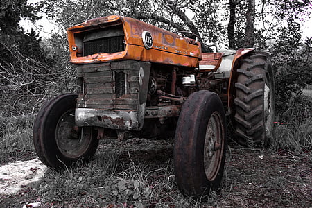 Traktor, Bauernhof, Landschaft, Landwirtschaft, des ländlichen Raums, Ausrüstung, Maschine