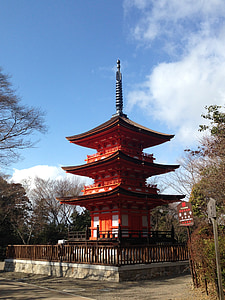 japan, temple, landscape