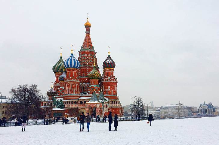 Москва, Църква, Руски, Русия, православна, капитал, купол