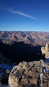Grand canyon, las vegas, skala, nebo, narave