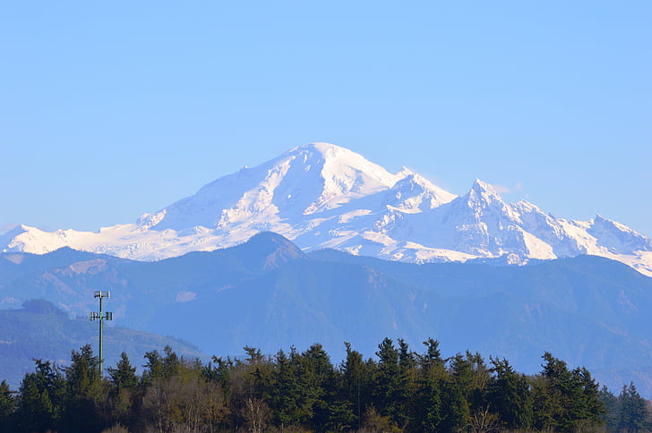 núi baker, núi, Quận Whatcom, Washington, Cascade, Tây Bắc