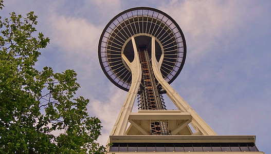 televizní věž, Seattle, Spojené státy americké, Amerika
