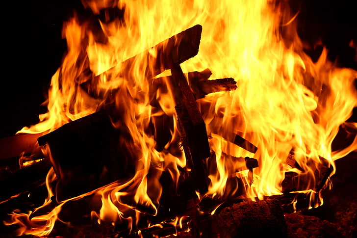 foc, un brot de, flames, foc - fenomen natural, calor - temperatura, flama, crema