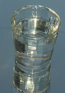 vidrio, agua, bebida, claro