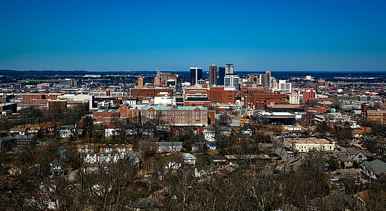 Birmingham, Alabama, pilsēta, pilsētās, pilsētas, arhitektūra, ēkas