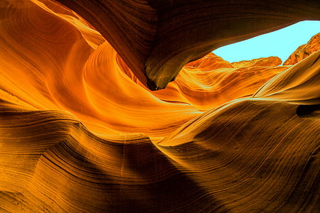 Amerikas Savienotās Valstis, Arizona, zems virvi kanjonā, ģeoloģija, smilšakmens, daba, Rock - objekts