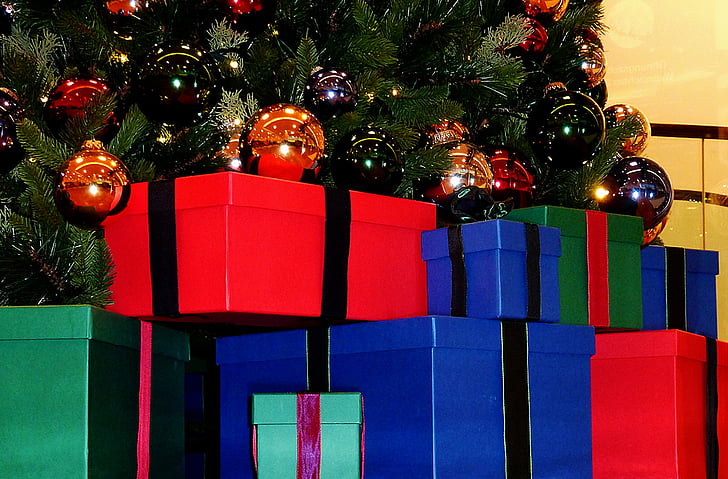 dárky, Vánoční, balení, Pack, Dárkové balení, zabaleno, dětské hračky