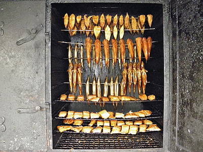 smoking oven, fischer, snack, fish, delicious, frisch, tasty