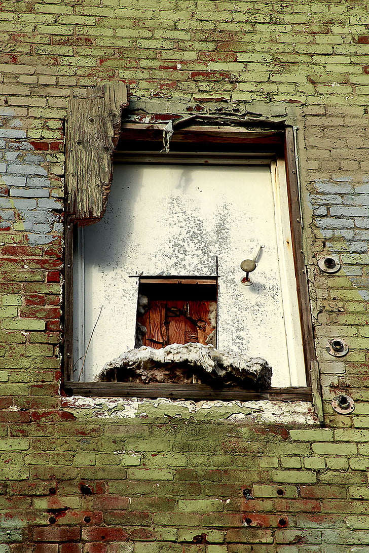 antiguo, edificio, Vintage, exterior, de años, puerta, oxidado