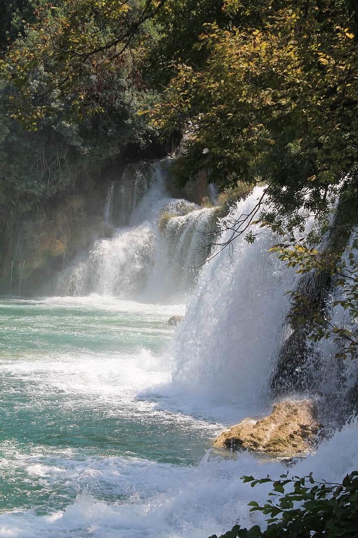Wodospad, Chorwacja, Krka
