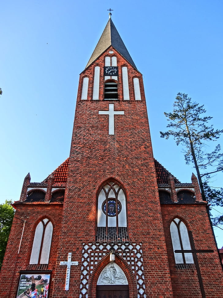 Església de la Divina Misericòrdia, Bydgoszcz, Torre, Polònia, edifici, arquitectura, cristianisme