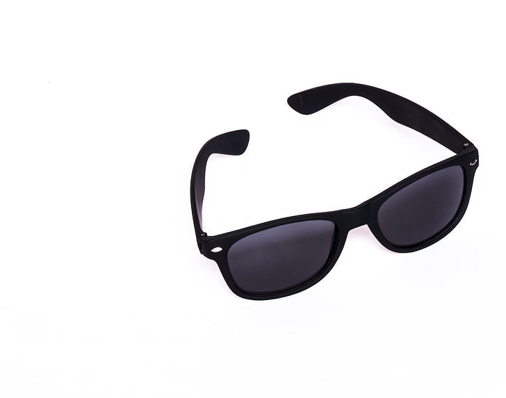 beskyttelsesbriller, sort, hvid baggrund, briller, objekter, mat finish