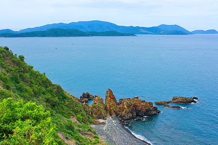 Vietnamas, jūra, vandens, mėlyna, Azija, turizmo