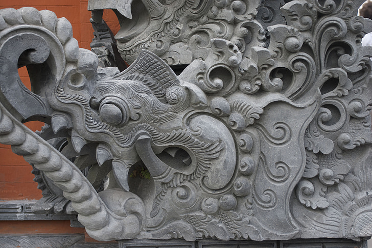 Bali, patung, budaya, batu, oriental tradisional candi kuno, Monumen, Hindu