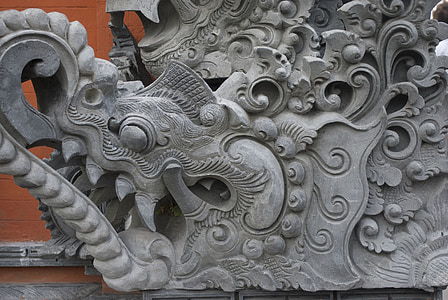 Bali, escultura, cultura, piedra, oriental tradicional templo antiguo, Monumento, Hinduismo