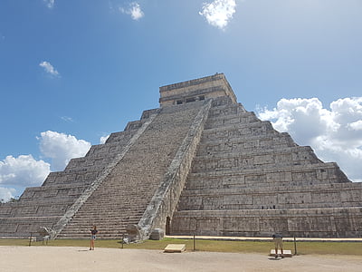Chichen itza, Yucatan, Maya, piramīda