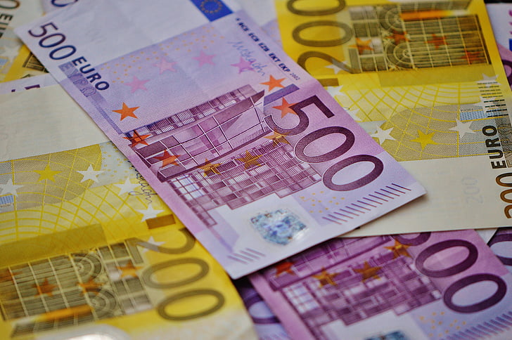 peníze, Zdá se, že, euro bankovky, Měna, financování, dolarové bankovky, bankovka