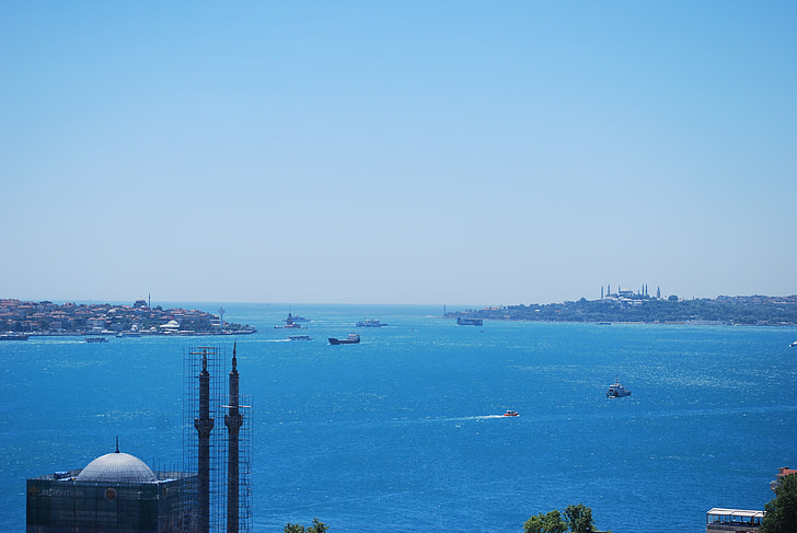 Istanbul, Tyrkiet, Bosporus, Marmara, havet