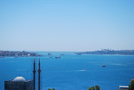 伊斯坦堡, 土耳其, 博斯普鲁斯海峡, 马尔马拉海, 海