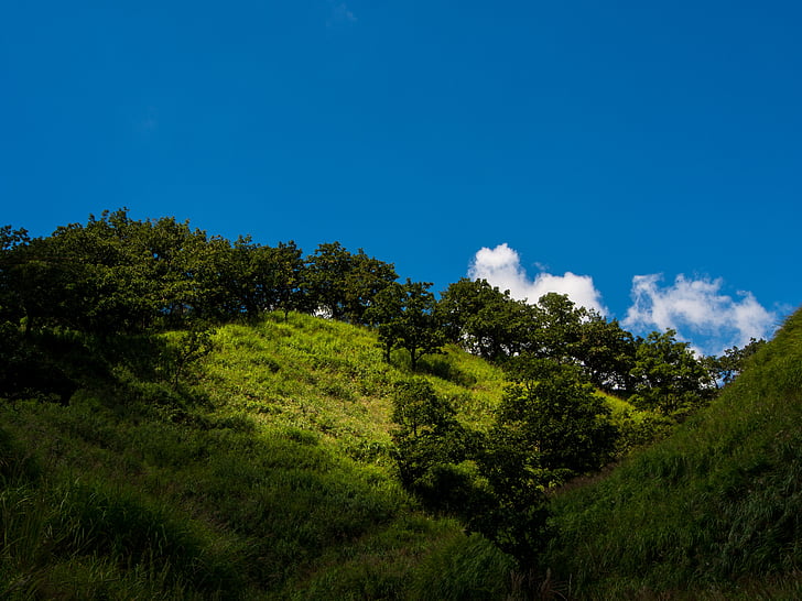 Japan, Minami-aso, Himmel, Wolke, Kumamoto, Landschaft, blauer Himmel