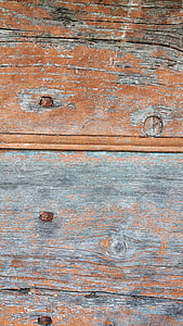 fusta, textura, pintura, el marc, porta, vell, color