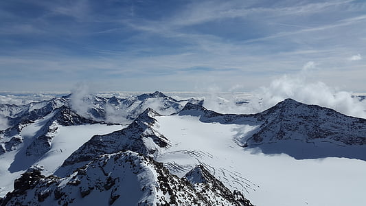 ortlergruppe, hory, Alpine, alpskú panorámu, Panorama, Summit, Južné Tirolsko
