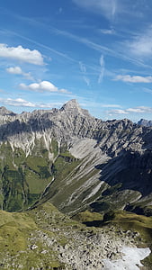 hochvogel, Allgäu, горы, Верхний Альгой, Альпийский, Альгойские Альпы, Пешие прогулки