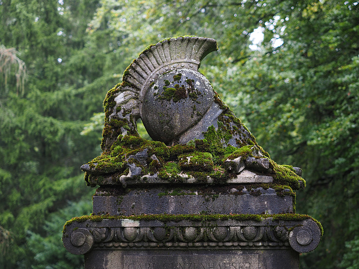 tombstone, cenotaph, forest cemetery stuttgart, cemetery, woodland cemetery, graves, soldiers graves