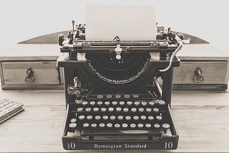 Maszyna do pisania, Vintage, stary, Vintage maszyn do pisania, retro, typu, antyk