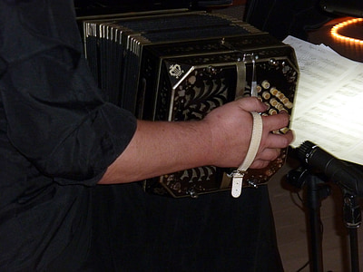 muusika, muusik, bandoneon, Tango argentino, vahend, muusikaline instrument