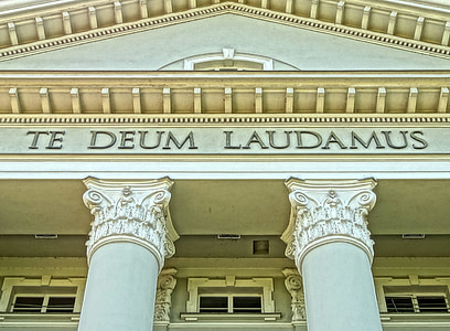 Te Deum laudamus, Str. Peters basilica, Bydgoszcz, Polen, Vincent de Paul, katholische Kirche, Architektur