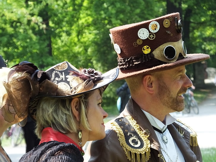 Steampunk, cilindro, Cosplay