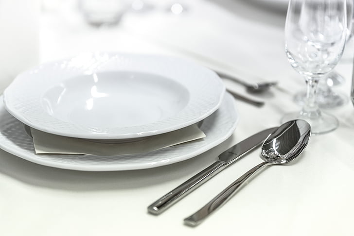 wedding reception, banquet, tableware, cutlery, wedding, knife, glass
