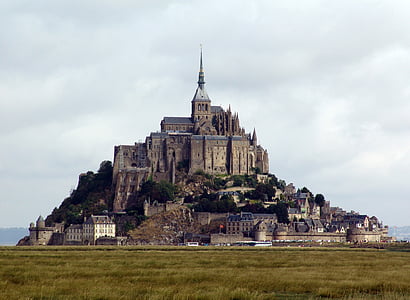 MT saint michel, ø, Frankrig, arkitektur, berømte sted, historie, Castle