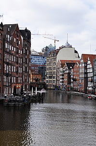 Hamburg, Şehir, su, Yeni Senfoni, evleri, mimari, Bina