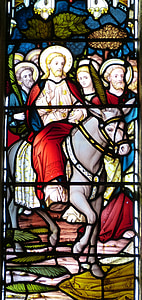 ventana de iglesia, vidrieras, Inglaterra, Reino Unido, Iglesia, imagen, históricamente