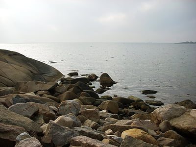 morze, Ocean, Szwedzki, Varberg, wody, Natura, Wybrzeże