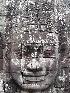 huvud, Kambodja, angkorwhat