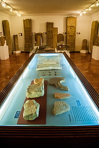 kameň, Archeológia, Castros, Vigo, pohrebné postele, múzeum, expozícia