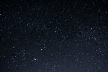 stjernehimmelen, natt, himmelen, stjerner, galakse, plass, astronomi