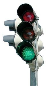 Prometna svjetla, zelena, semaforu signala, svjetlo, promet, Idi, ceste