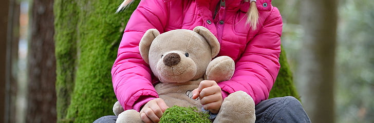 дитина, Опудала тварин, іграшки, м'яка іграшка, Тедді, плюшевий ведмедик, ведмідь