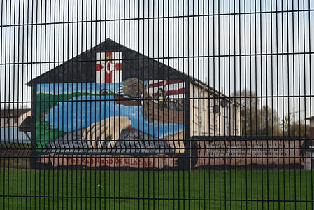 vægmaleri, Belfast, konflikt, Nordirland