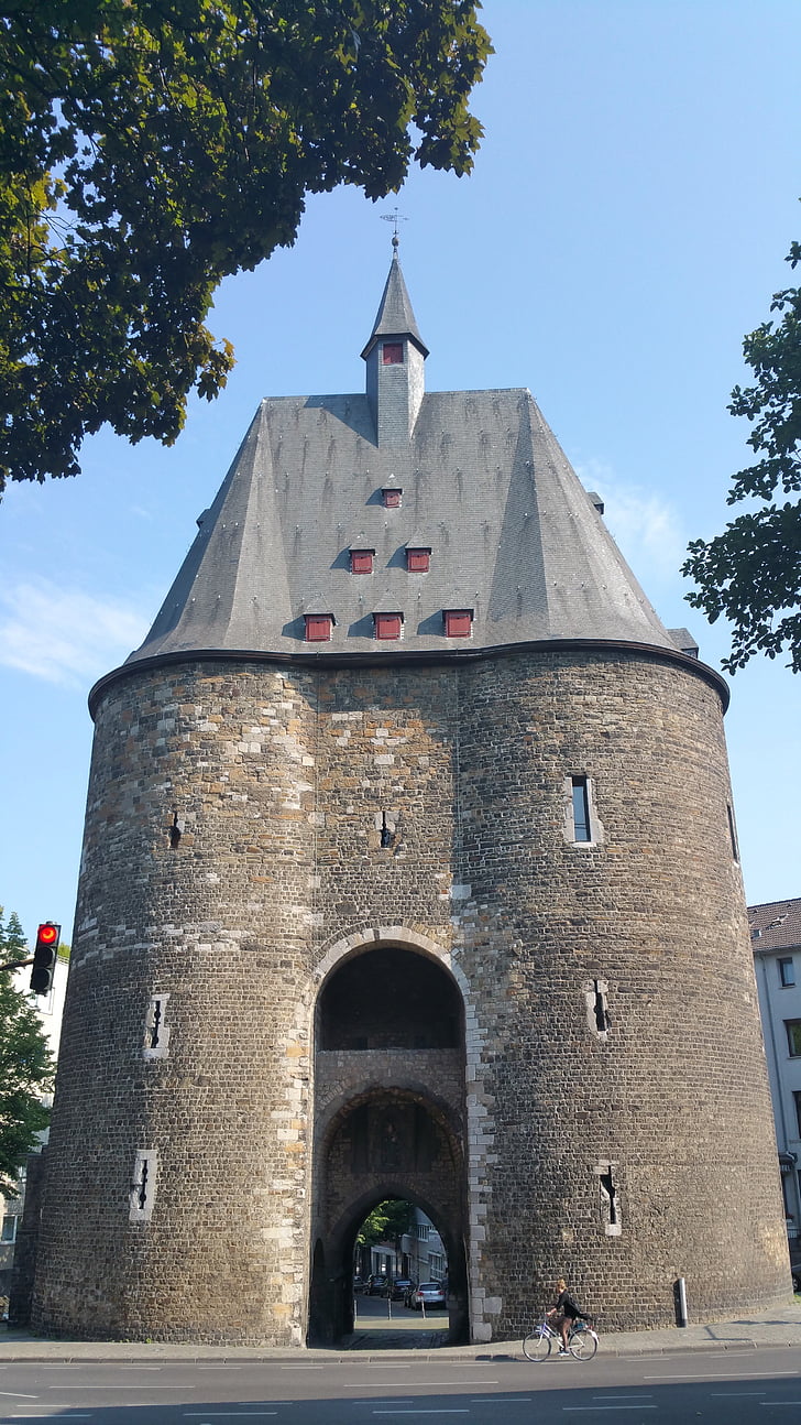Aachen, Carlos Magno, Alemanha, pedra, exterior, edifício